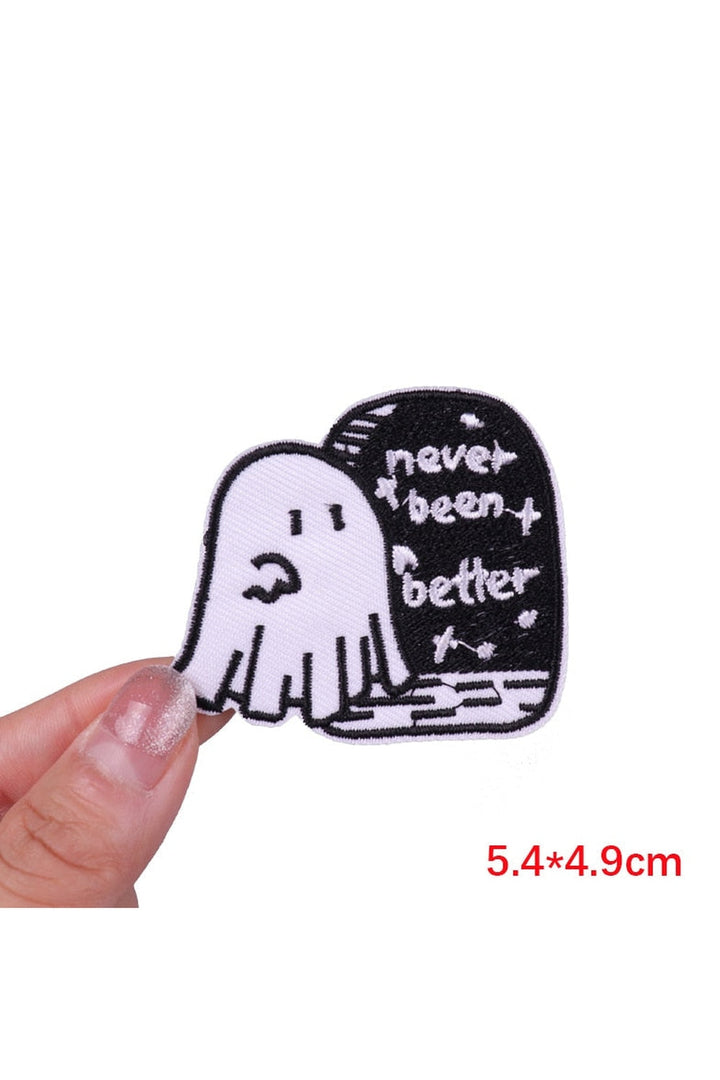 Ghost Style Embroidered Patch | Bowlift