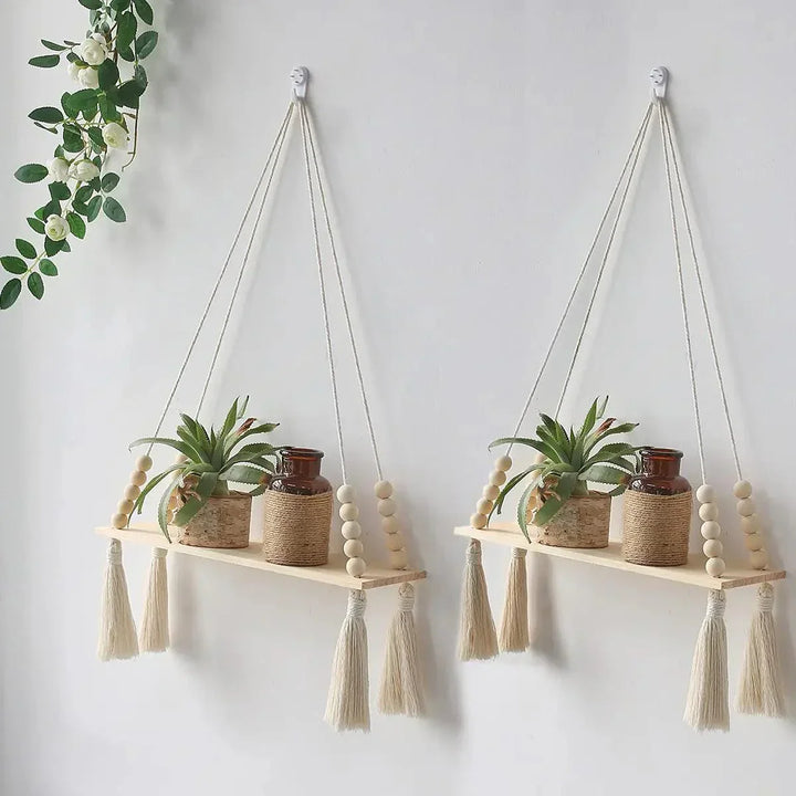 BowLift | BohoString - Macramé Wooden Wall Piece