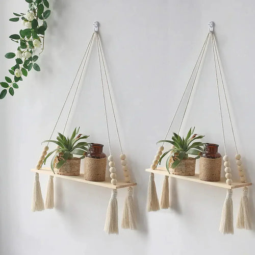 BowLift | BohoString - Macramé Wooden Wall Piece