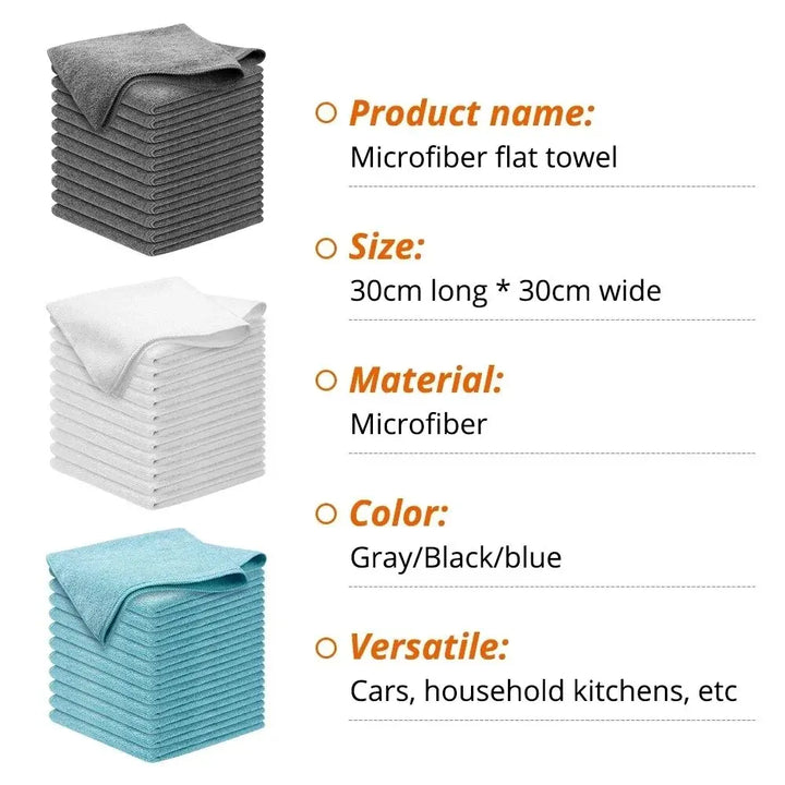 BowLift | Microfiber Car Cleaning Cloths Set (10 pieces)