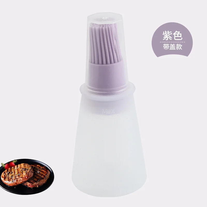 BowLift | OilMaster Silicone Oil Bottle | With Brush & Dispenser | Leak-proof & Reusable