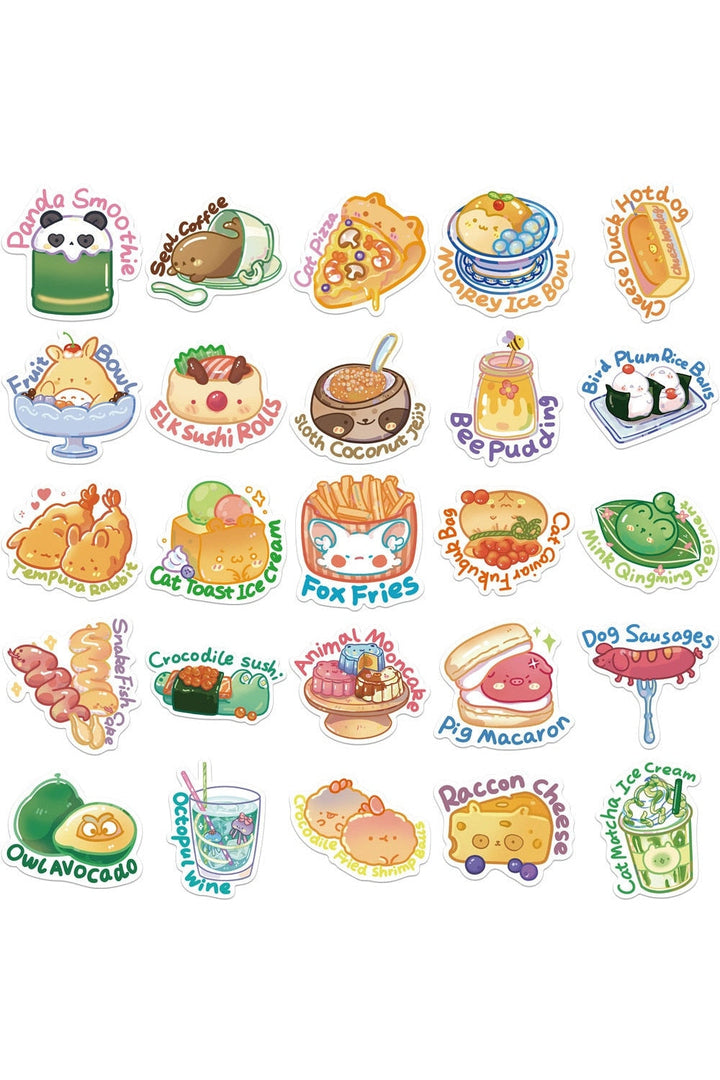 cute food stickers | Bowlift