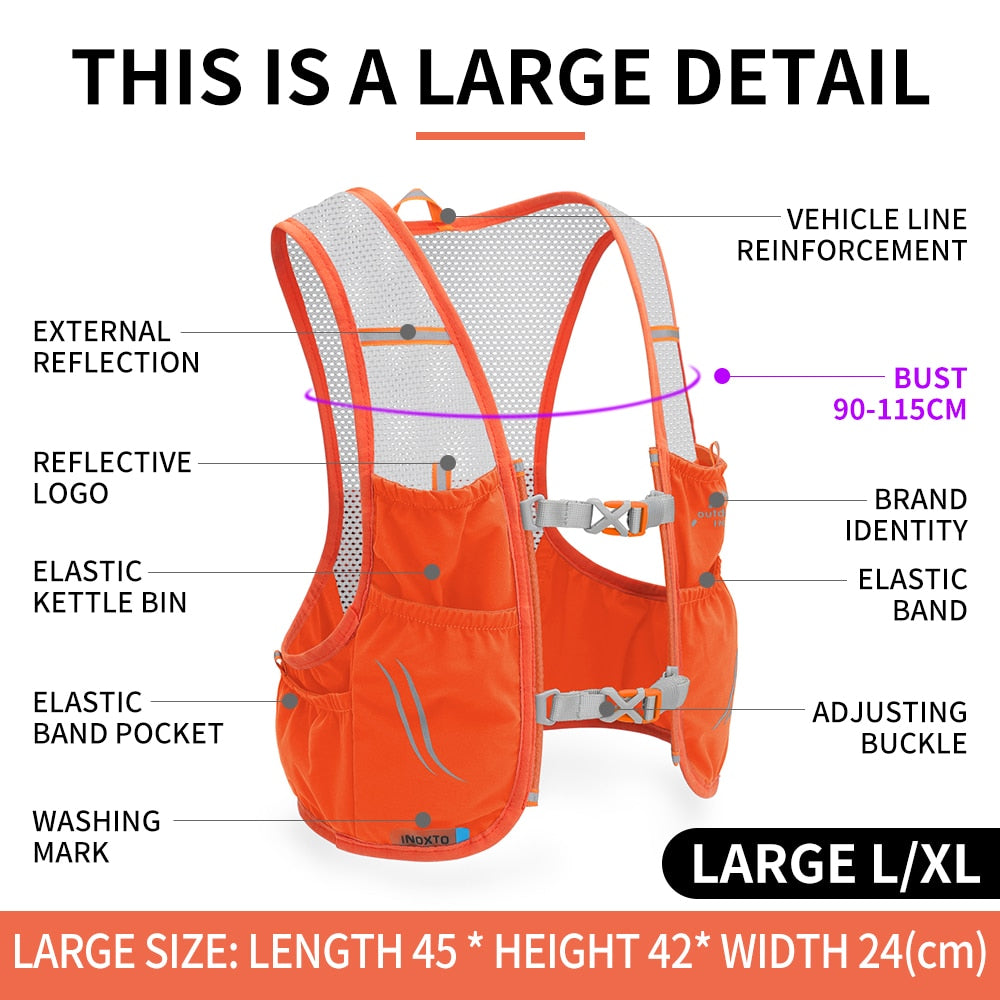 BowLift | Hike Racer Breathable Vest Running Backpack