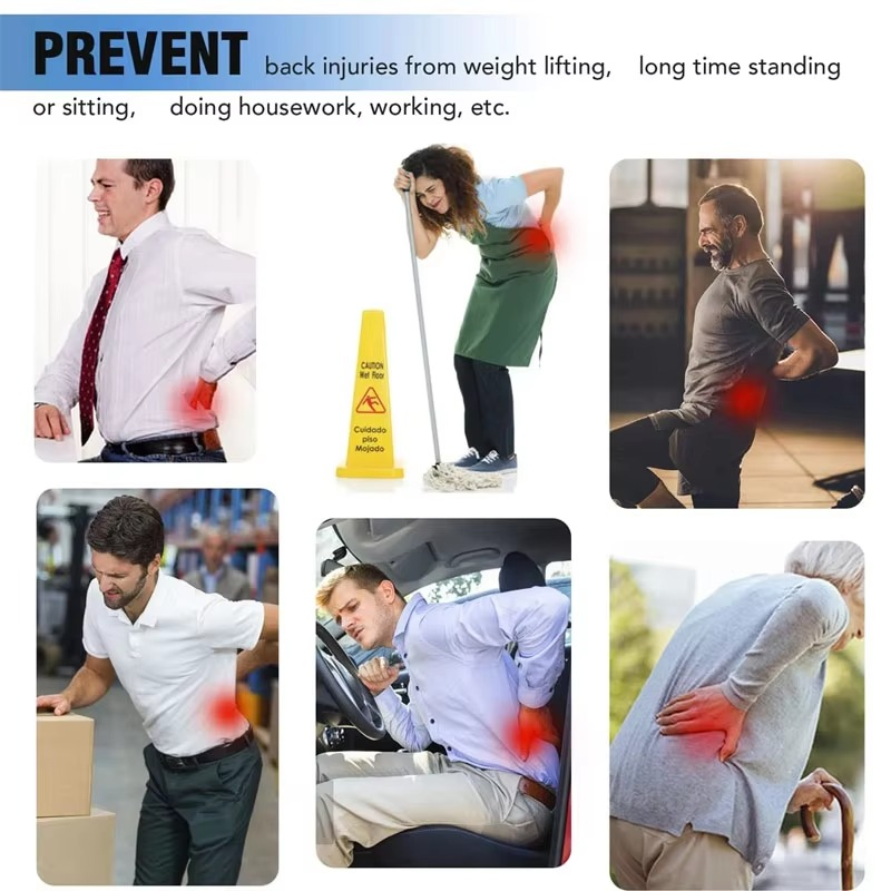 BowLift | Lower Back Brace for Lumbar Support, Adjustable Orthopedic Back Belt
