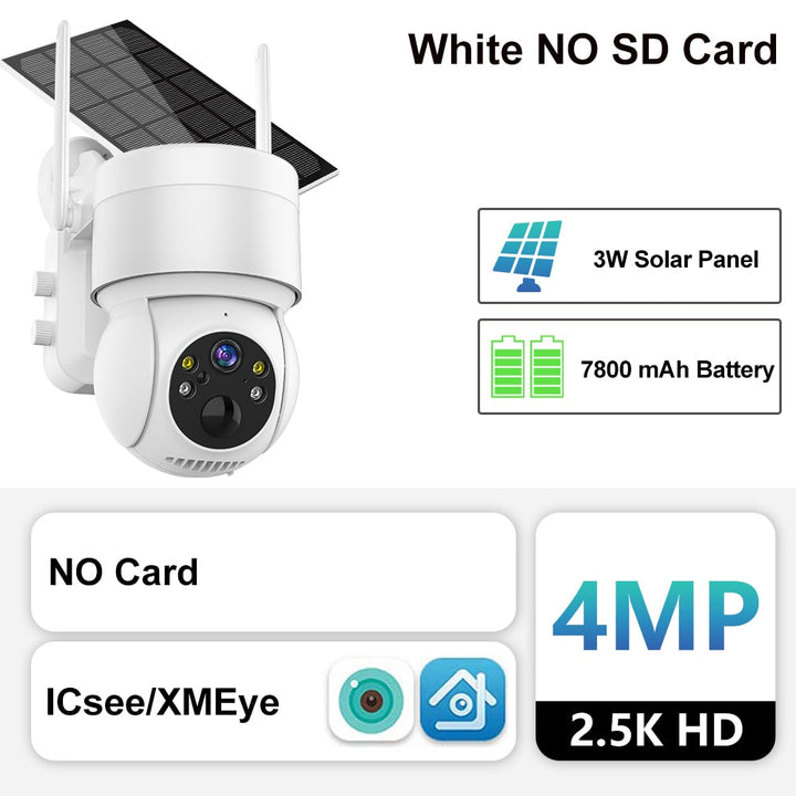 BowLift | Outdoor WiFi Solar-Powered Security IP Camera