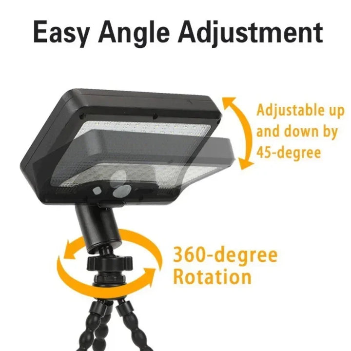 BowLift | Flexible Tripod Solar Powered Motion Sensor Outdoor Light