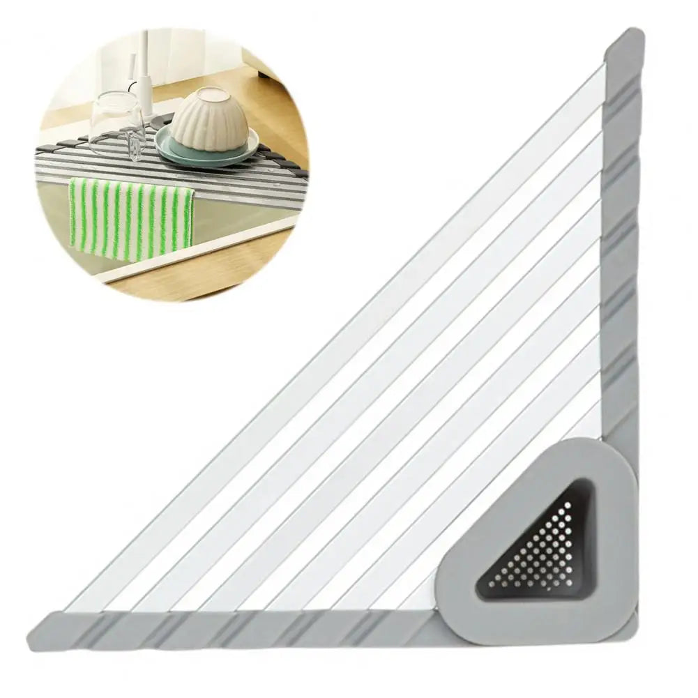 BowLift | Triangle Slip-Resistant Sink Corner Storage Shelf Rack
