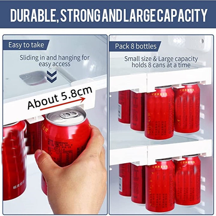 BowLift | Refrigerator Beverage Organizer Slide Rack