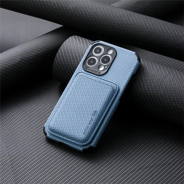 BowLift | MagSafe Wallet Phone Case with Carbon Fiber Protection