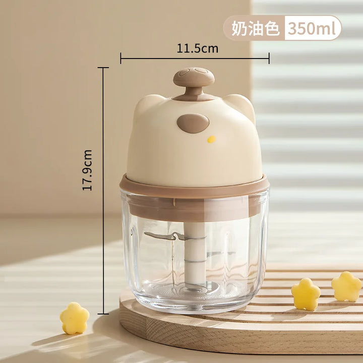 BowLift | Cute Bear Rechargeable Anti-Slip Electric Grinder