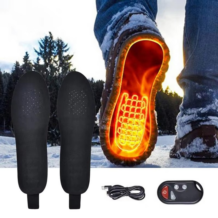 BowLift | USB Rechargeable 3-Mode Adjustable Heated Insoles for Outdoor Activities