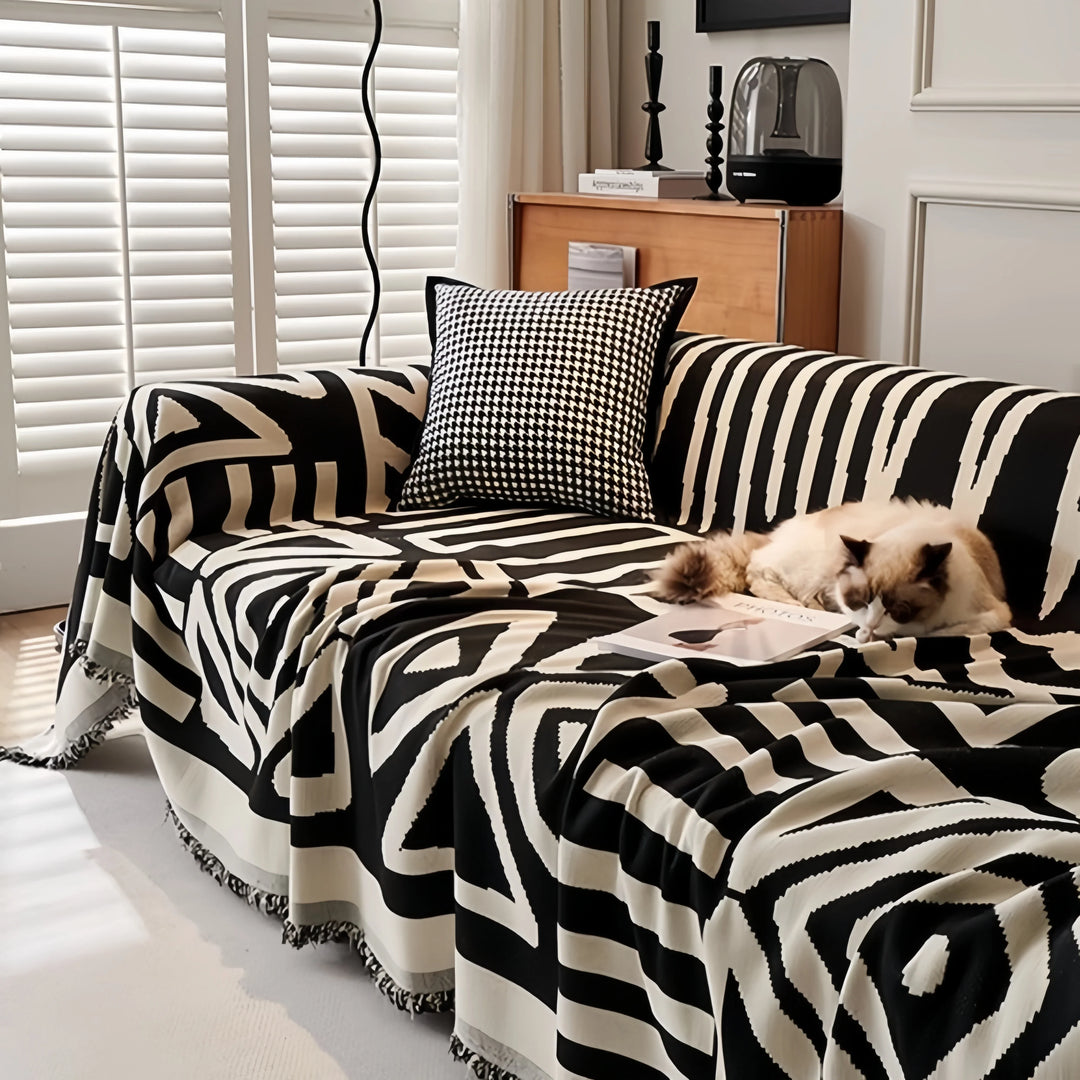 BowLift | Sofa Towel With Tassels