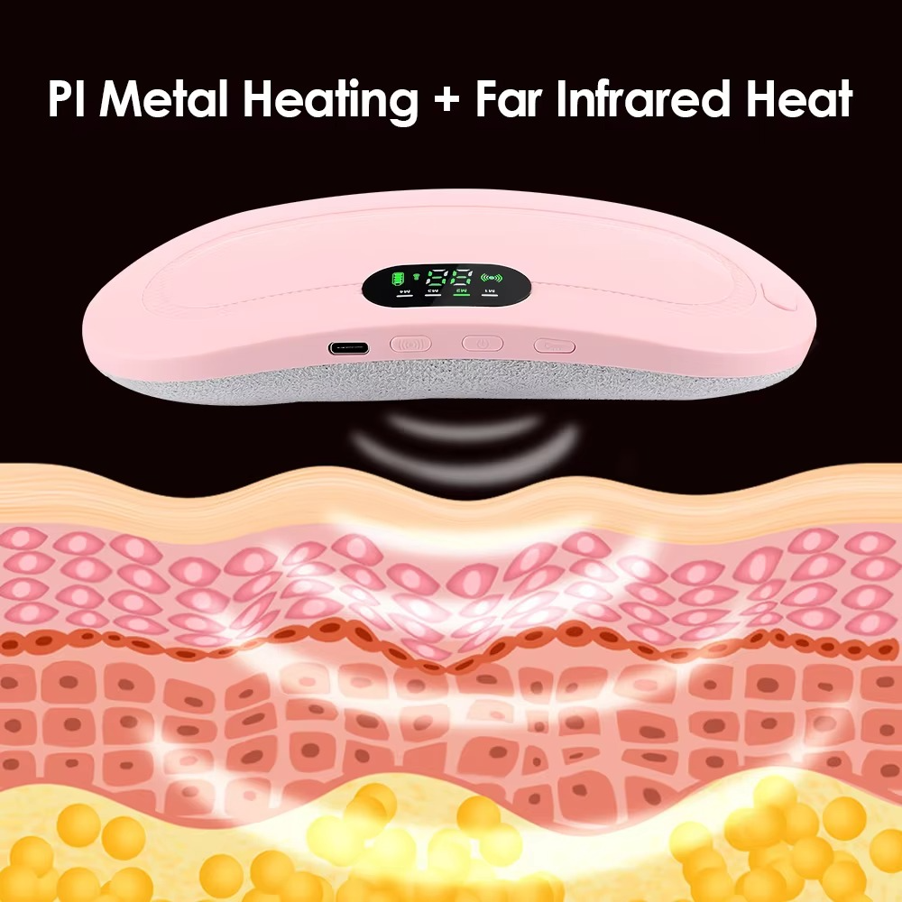 BowLift | Heated Massage Belt with Intelligent Warming Therapy for Menstrual Comfort