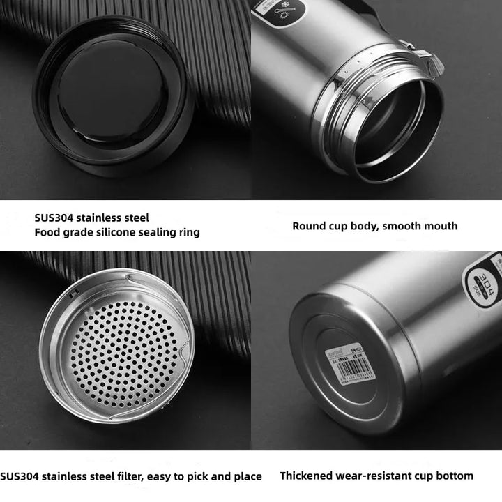 BowLift | TempraBottle – Smart Thermos Bottle with LED Temperature Display (800ml–1L)