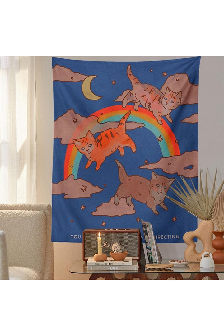 Cat Dreamy Wall Carpet | Bowlift
