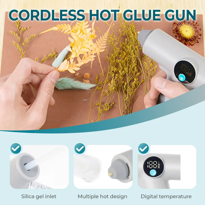 BowLift | Cordless Hot Glue Gun With LED
