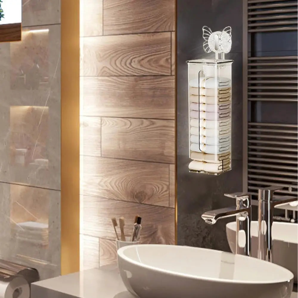 BowLift | Transparent Multifunctional Wall-Mounted Sock Organizer