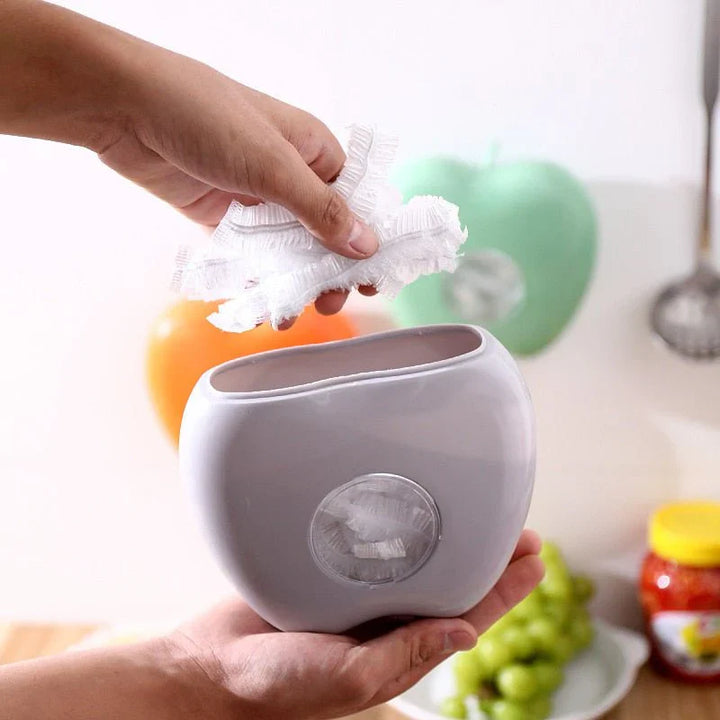 BowLift | Tear-resistant food wrap with apple holder – Practical film dispenser