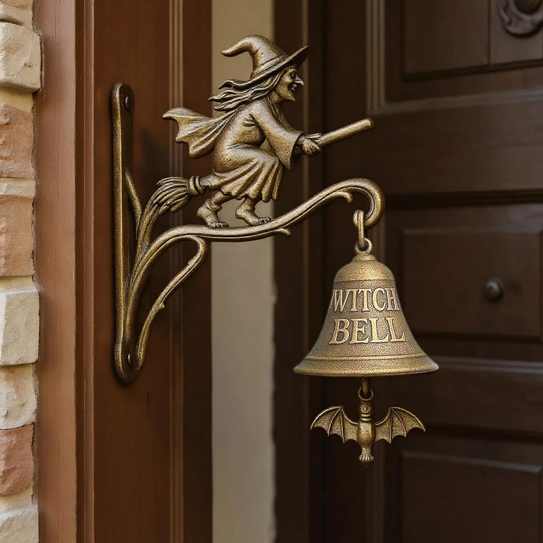 BowLift | Witch Bell with Skull for Home and Garden