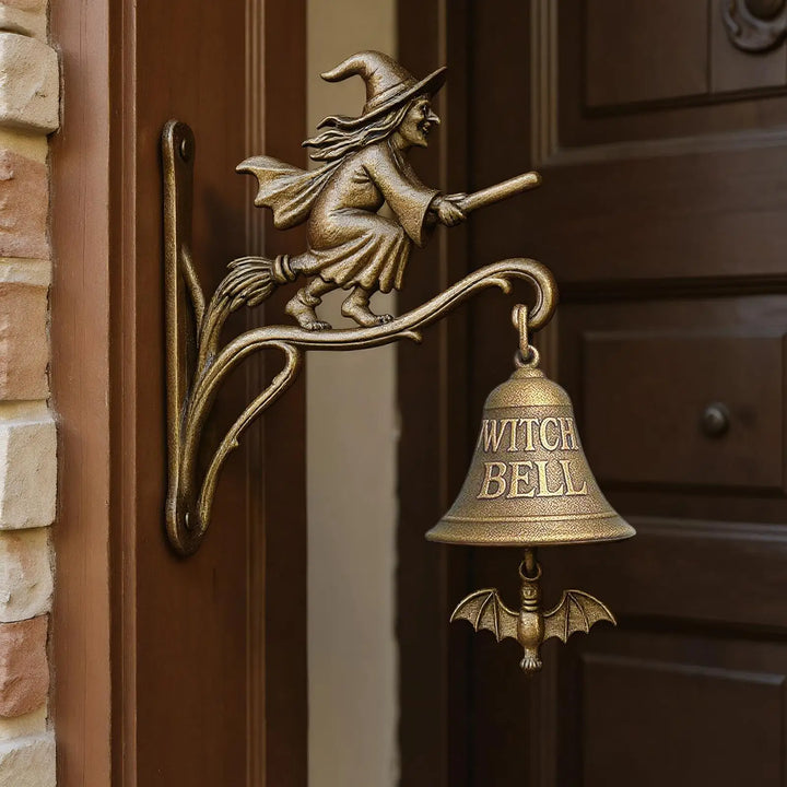 BowLift | Witch Bell with Skull for Home and Garden