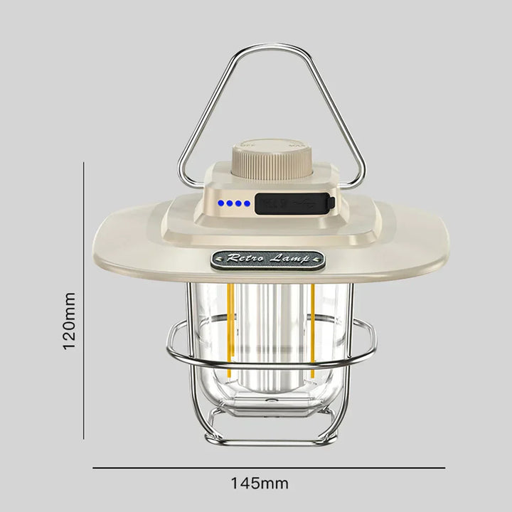 Retro Rechargeable LED Lantern for Adventures Bowlift