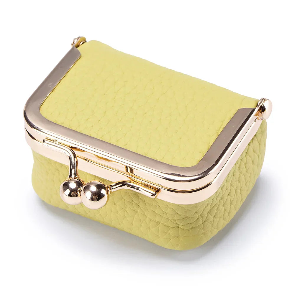 BowLift | Mini Retro Leather Travel Jewelry Storage Bag