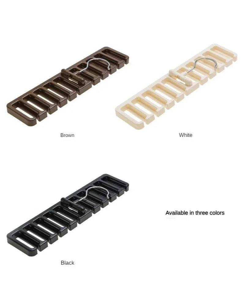 BowLift | Stylao Belt & Scarf Organizer | Rotatable & Space Saving | Multifunctional for Accessories
