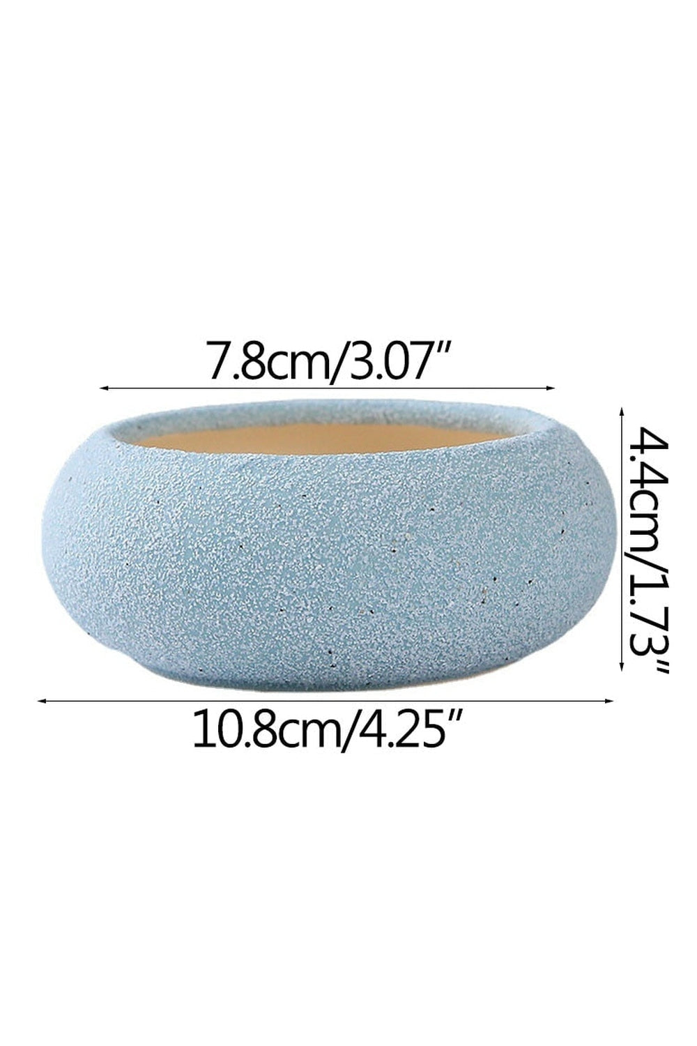 Frosted Stone Flower Pot | Bowlift