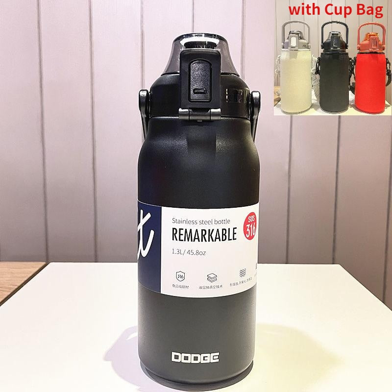 BowLift | Stainless Steel Built-in Straw Camping Thermos