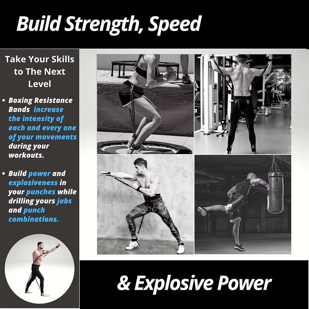 BowLift | Resistance Training Belt Set for Leg and Core Strength