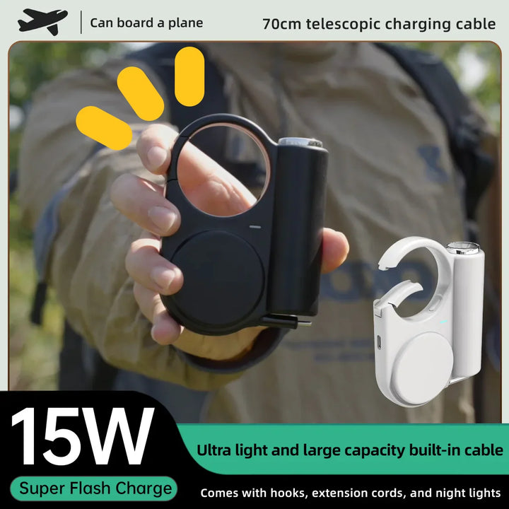BowLift | Clip-On Dual-Port Emergency Power Bank