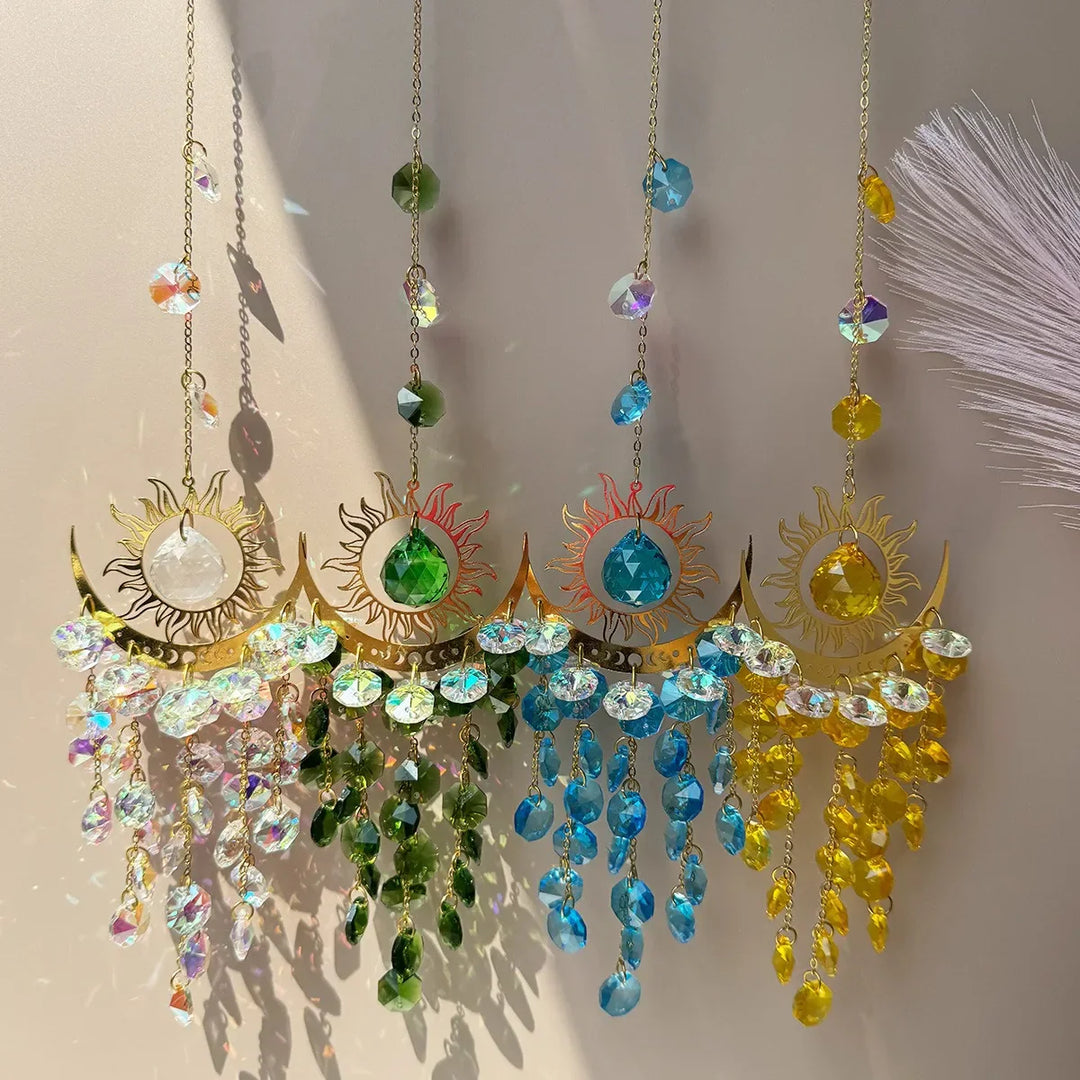 BowLift | Radiant Moonlit Quartz Prism Suncatcher