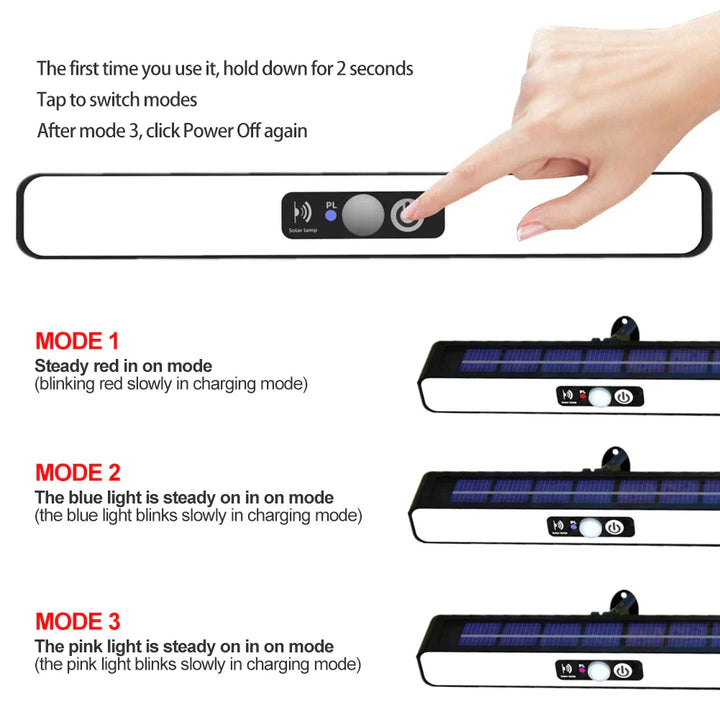 BowLift | Solar Wall Eco-Friendly Hanging Motion Sensor Light