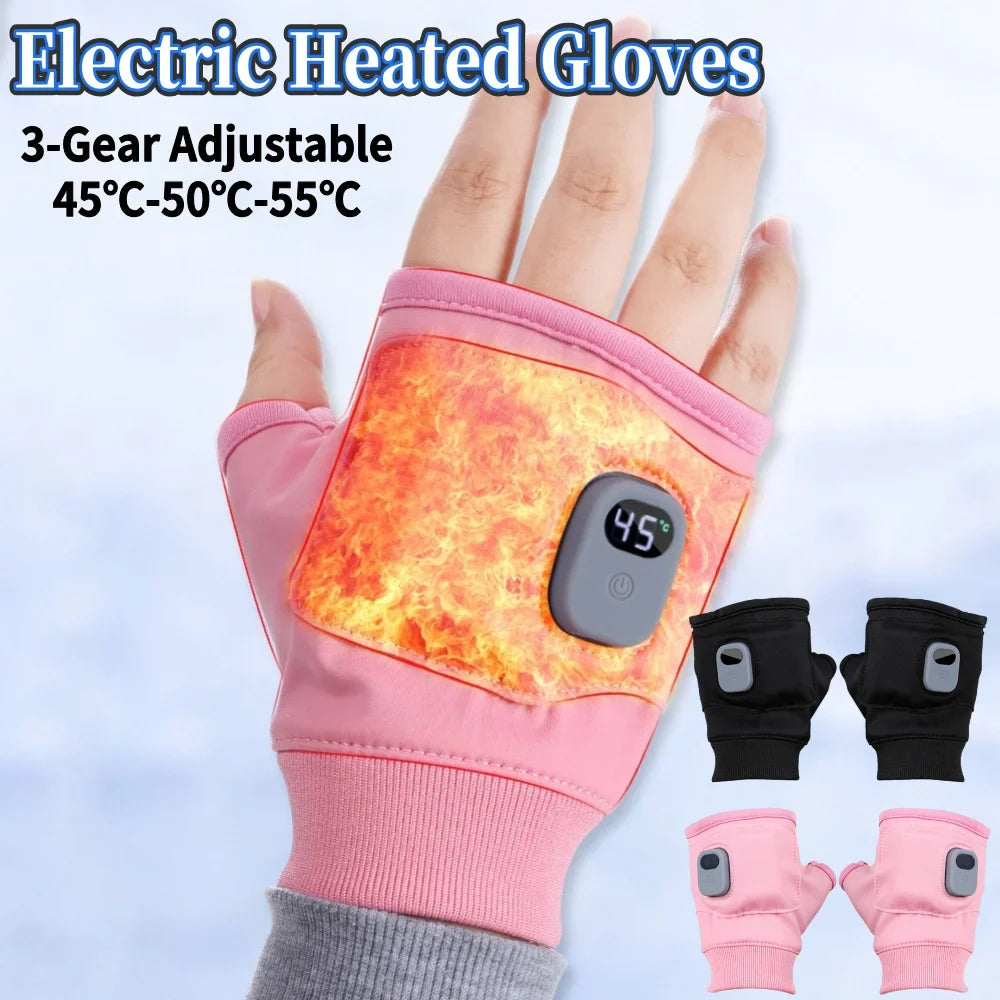 BowLift | ThermoGrip Heated Gloves | 360° All-Around Heat | Rechargeable & Windproof | Touchscreen Function