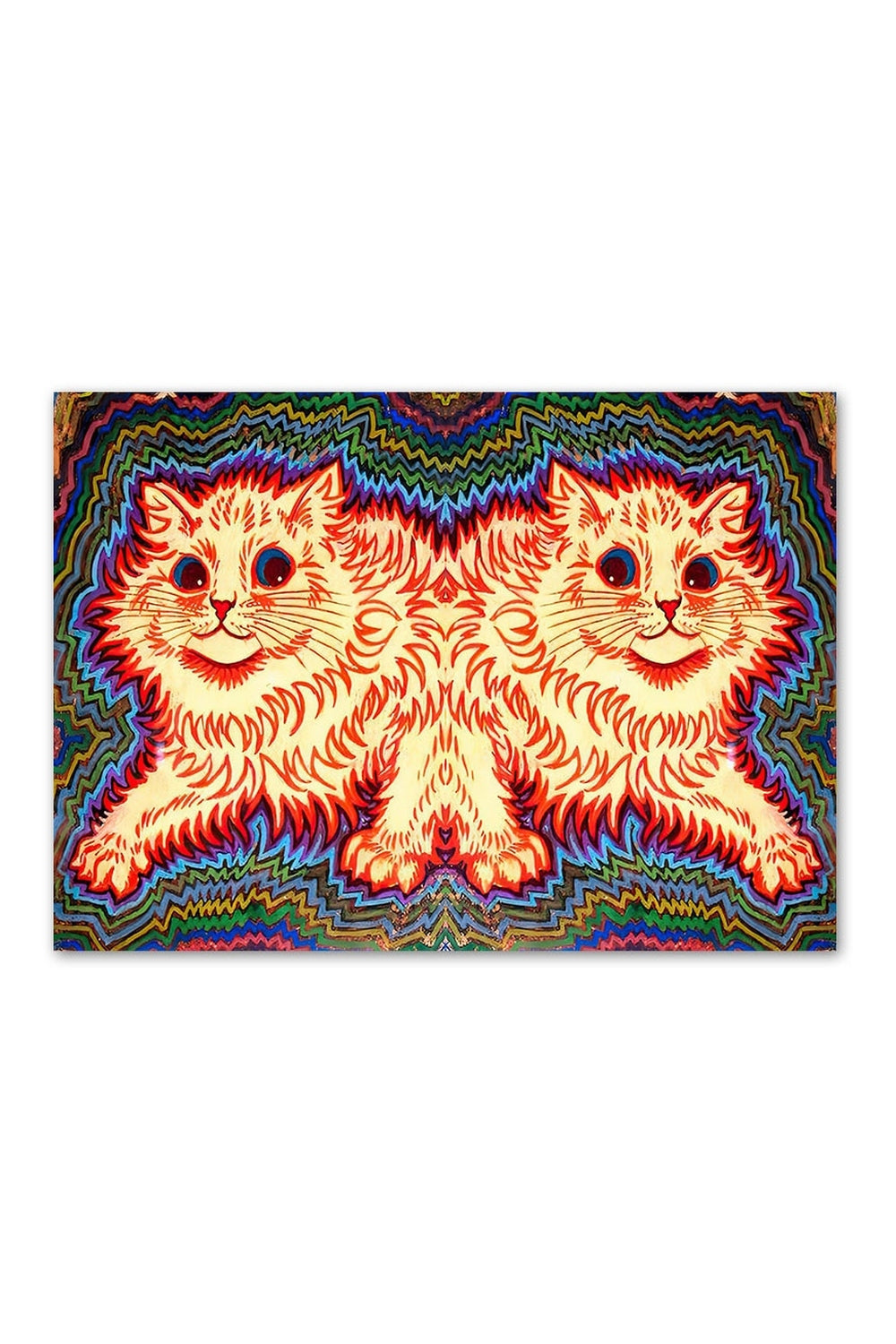 Wain Cats Psychedelic Poster | Bowlift