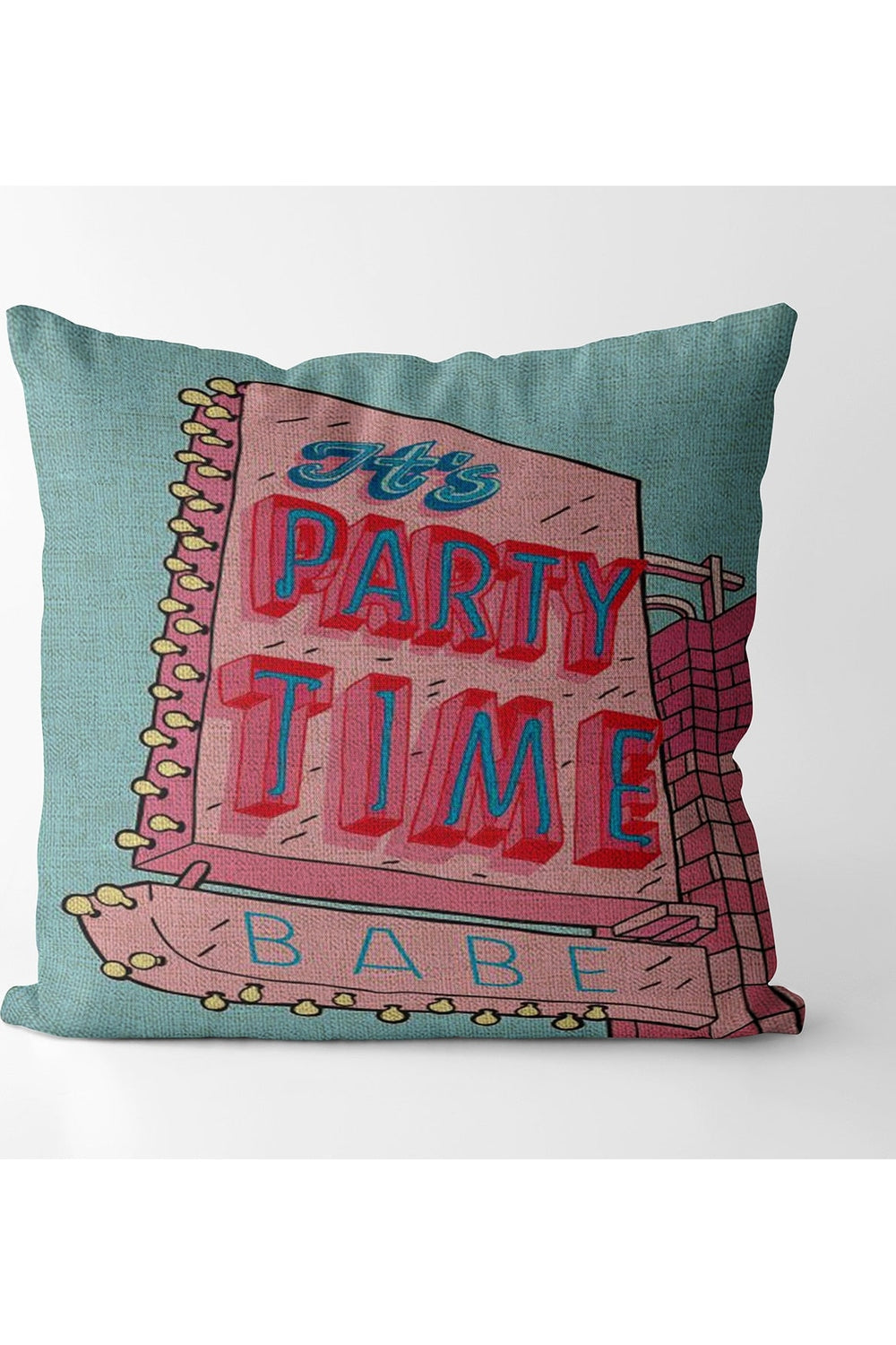 Rosa Quadrat Decorative Pillowcase | Bowlift