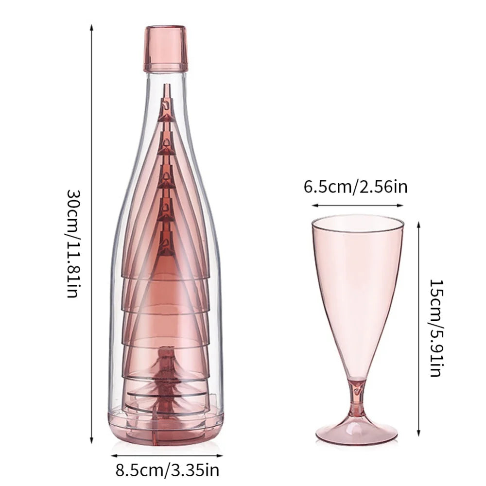 BowLift | Portable Travel Wine Glass Bottle Set
