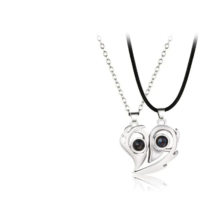 BowLift | I Love You Magnetic Projection Couple Necklace Set
