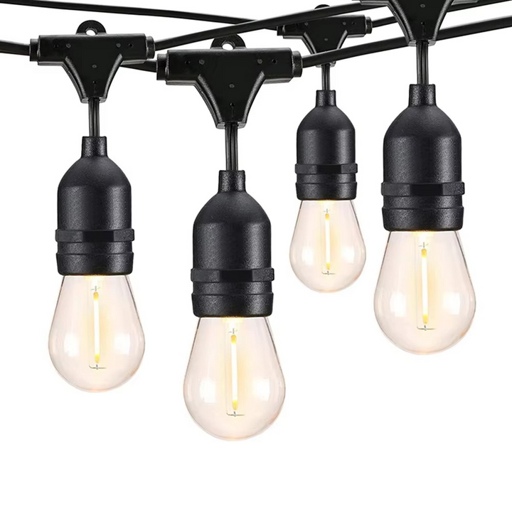 BowLift | Waterproof LED Edison Outdoor String Lights for Gardens, Patios & Parties