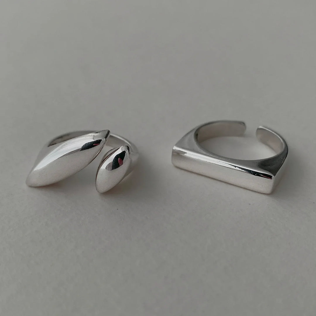 BowLift | S925 Modern Geometric Elegance Rings
