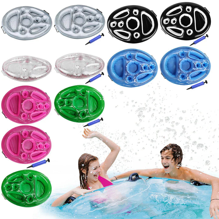 BowLift | Poolvino Drink Holder | Inflatable & Environmentally Friendly | Anti-Tip Design | For Pool & Beach