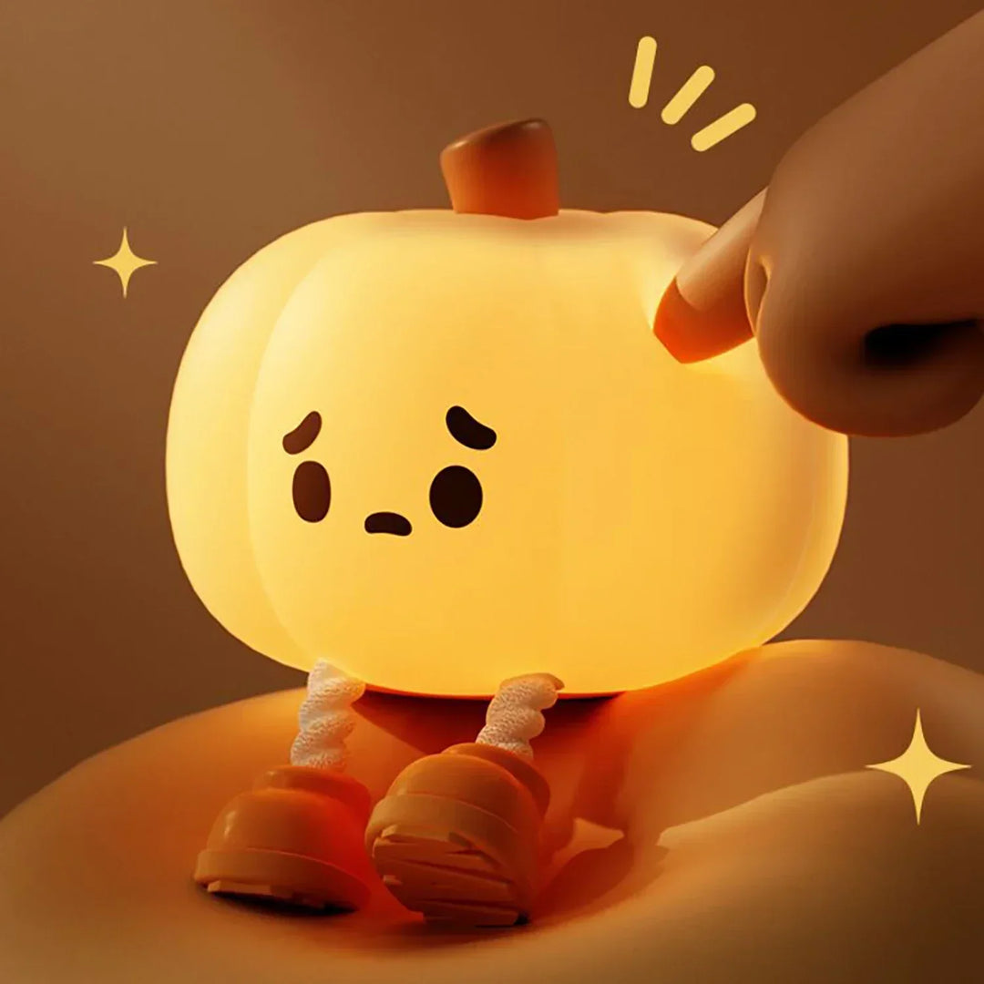 GlowPumpkin Light - Atmospheric Night Light with Warm Glow Bowlift