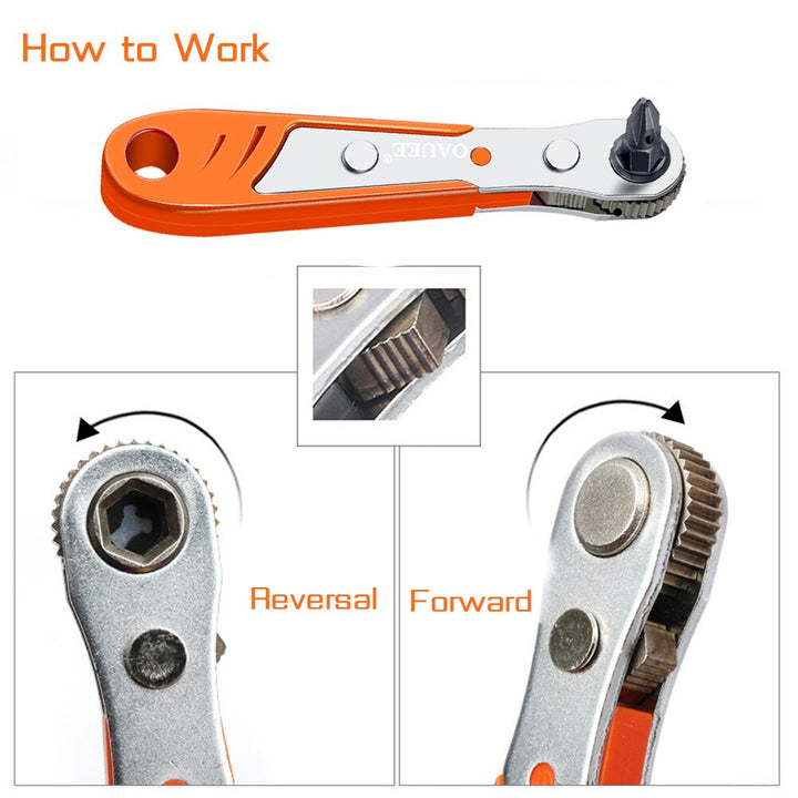 BowLift | Mini Quick Hexagon Ratchet Wrench Tool