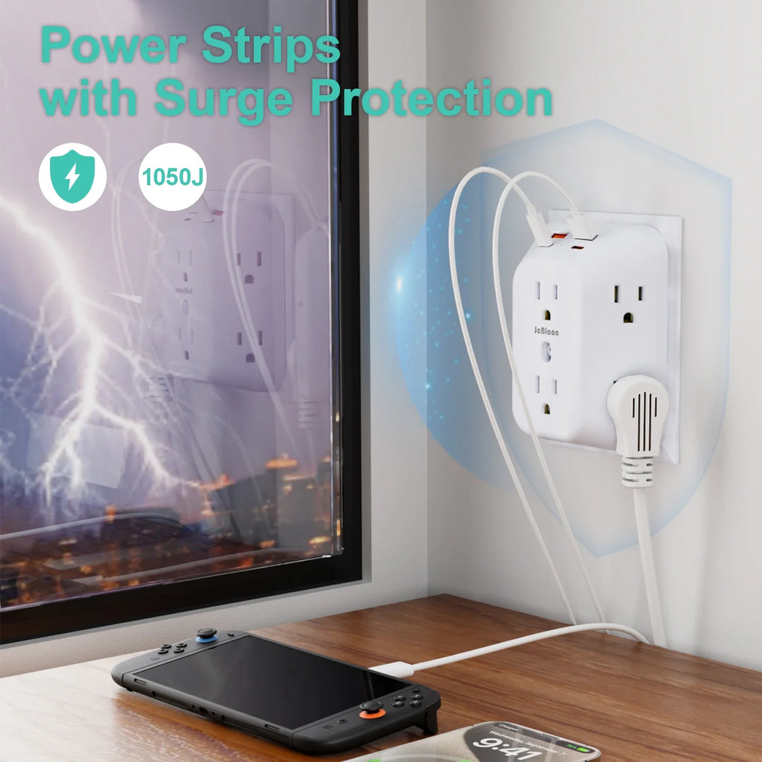 BowLift | 10-in-1 Wall Plug Power Hub