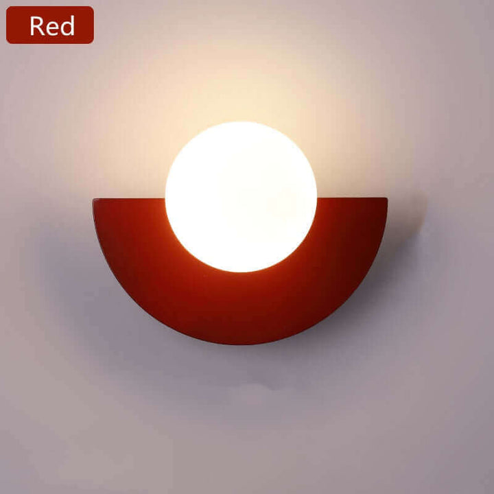 BowLift | Half Moon Metal Wall Light. Available in 2 different sizes and various colors.