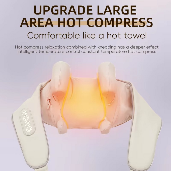 BowLift | Wireless Neck and Shoulder Massager with Deep-Kneading for Back and Cervical Relief