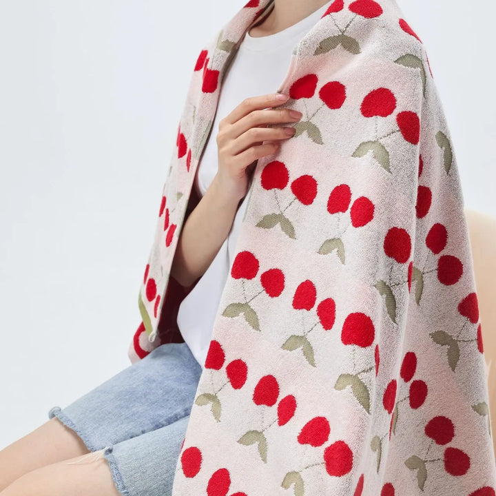 Cherry Cotton Towel | Bowlift