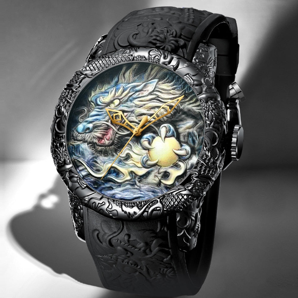 BowLift | Ancient Dragon Heart Design Quartz Watch