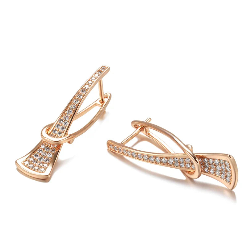 BowLift | Classy Layered Diamond Accented Earrings