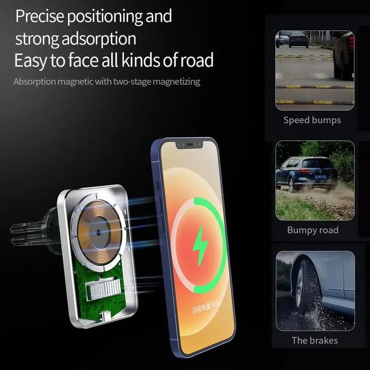 BowLift | Magnetic Car Wireless Charger